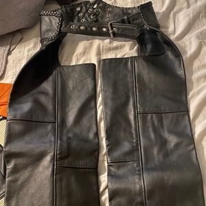 Leather chaps